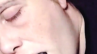 Big Black Cock Gets Slurped on by Lonely Step Mom She Gives Amazing Gumjobs