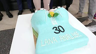 RELOAD Surprise BDAY Lana Analise Wet, 7on1, Fisting, ATM, DAP