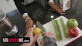 your throat feels awesome, petite stepsis!