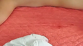 Sensual Massage of a Sexy Couple with Oil on the Body