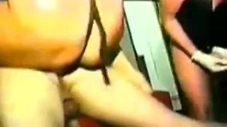 Cowgirls Fuck and Jizz in his Ass