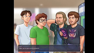 Busty stepsister gets wild in the summertime saga