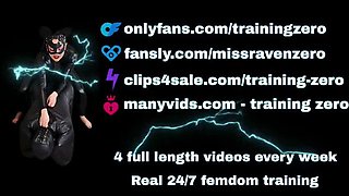 CFNM Anal Pegging & Fisting with Amateur Slave Training Zero