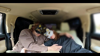 Perverted Married Woman Having Car Sex with Adulterous Man Before Ballet Match