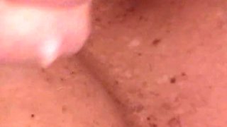 Blonde has wild threesome with guys in bed