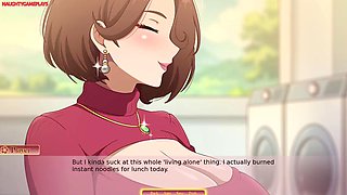 Fucked The MILF Neighbor While Her Husband Is Not Home, She Cheated On Her Husband With a Huge Cock - MILF Neighbor 01