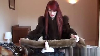 Fur handjob