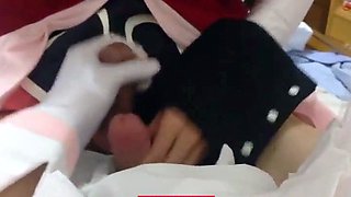 Cosplay Blowjob by Asian Crossdresser