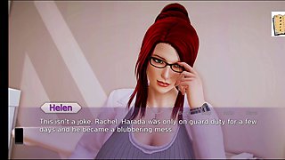 Waifu Academy episode featuring a redhead mature waifu and steamy stories