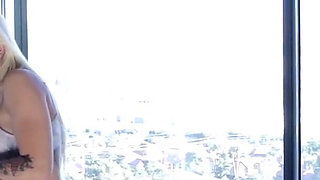 Inked lez maid is eating wet pussy