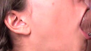 Young little Sarah extreme deepthroat and face fuck