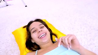 Raunchy babes POV breathtaking sex scene