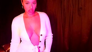 Big Boobs Cassandra Calogera cock tit wanking