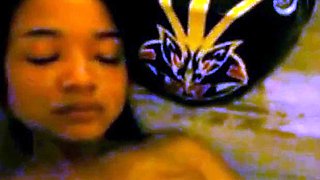 Staircase Seduction with an Amateur Asian Beauty