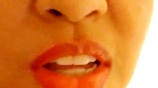 Saturn Squirt Has Several Squirts in the Bathroom Loud Moans Rubbing the Clitoris of Her Pink Pussy
