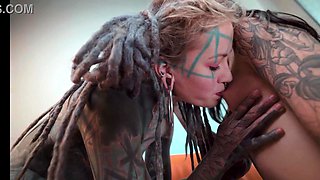 Alternative TEEN gets ANAL fucked and has ORGASM on big toys