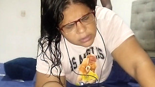 I'm Left Alone with My Stepdaughter's Big Ass While She Talks to Her Boyfriend, I Suck Her Ass and End up Fucking Her Good