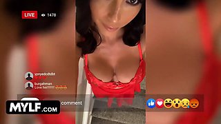 Stepson bangs cock greedy step-mom - mylf