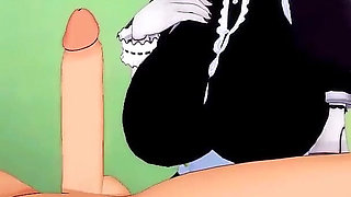 Sex with a Maid Bot in the Hallway - 3D Hentai