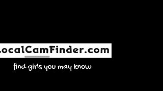 Big-Ass, Big-Tits Milf Stretches and Masturbates on Webcam