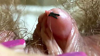 Extreme Close-Up: Big Clit, Wet Vagina, Hairy Ass & Mouth - Cutieblonde's Kinky Fetish Video!