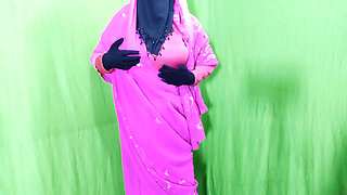 Indian beautiful hijabi muslim couple thirsty for fuck