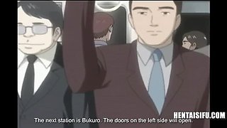 Hot Japanese Anime Girl Fucked Hard in Subway - English Subs Hentai