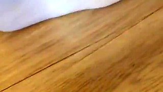 Horny Filipina Is Best at Public Office Footjob. Her Toes and Soles Are Juicy and Hot!