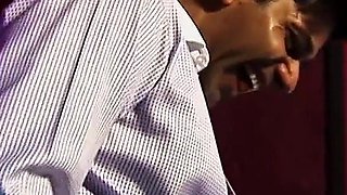 Busty Carmel Moore Spreads Her Pussy Wide and Gets Covered in Cum