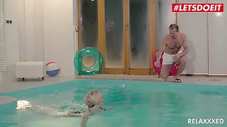 LETSDOEIT - Busty Mommy Has Rough Sex At The Pool