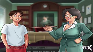 SummertimeSaga - Maria Likes Mustache Riding E1  76