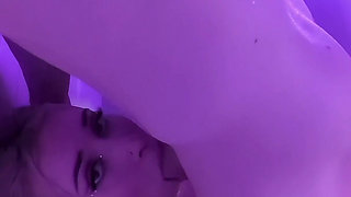 Tub Sex with Horny Roommate Discovering My Huge Cock