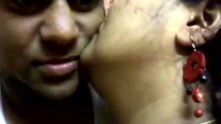 aunty with uncle mass kissing