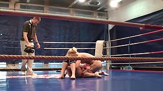 Amateur Dykes Wrestling With Passion