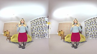 Natasha Anastasia - Big Tits Blonde Pornstar Solo Striptease