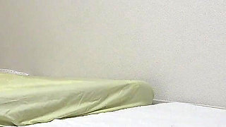 Girls-only Apartment in Japan, a Girl with Natural Tits Cleaning in a See-through Mini-skirt Uniform and Wedgie Thong Panties