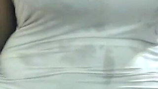 Mature SSBBW Bouncing Her Giant Tits and Nipple Play
