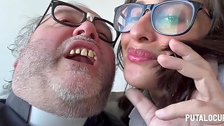 Lustful Alice Biancci is begging Father Damian to forgive her by fucking her pussy