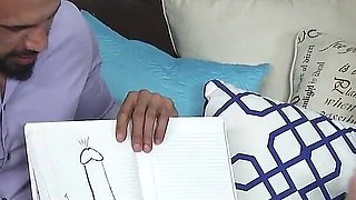 Petite College Student Loves Smart Professor Cock!