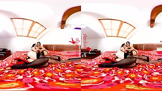 Unleashed - Busty Lesbian Voyeur - Stockingsvr - Sexlikereal
