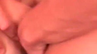 Sexy petite double penetrated ass fucking threesome...cum on tits