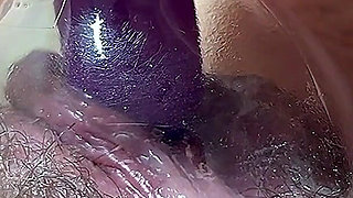 Vacuum Morning Masturbation, Wet Pussy with Cream Flowing Out, How Nice It Is