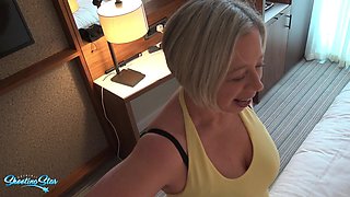 MILF Step Mum Cheats on Hub & Gets a Huge Creamy Load From Her Step Son