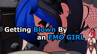 3d Porn Emo Girl Blowjob- V-Tuber Plays Hooked