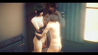 Final Fantasy Hentai - Yuffie Sex at Hospital Bed - Japanese Asian Manga Anime Film Game Porn