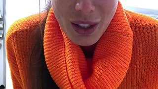 Big Boobed Blonde Masturbates With A Dildo In The Bathroom