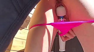 Dickflash Creampie After Anal 2/4 Public Destroyed by 9 Inch Big Dick Dickflash Roof Adventure, Delivery Guy. Adventure
