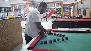 She Didn't Know How to Play Pool, But She Knew How to Take a Rod in the Pocket