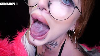 Riley Moon visits a glory hole to have her limits tested.