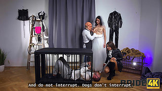 BRIDE4K. She's so into blowjob amusement